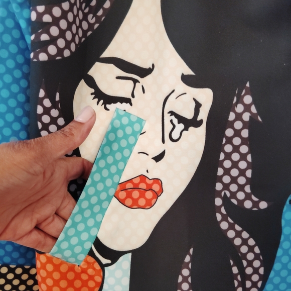 AKIRA Multicolor Graphic Trench Coat - Picture 4 of 7